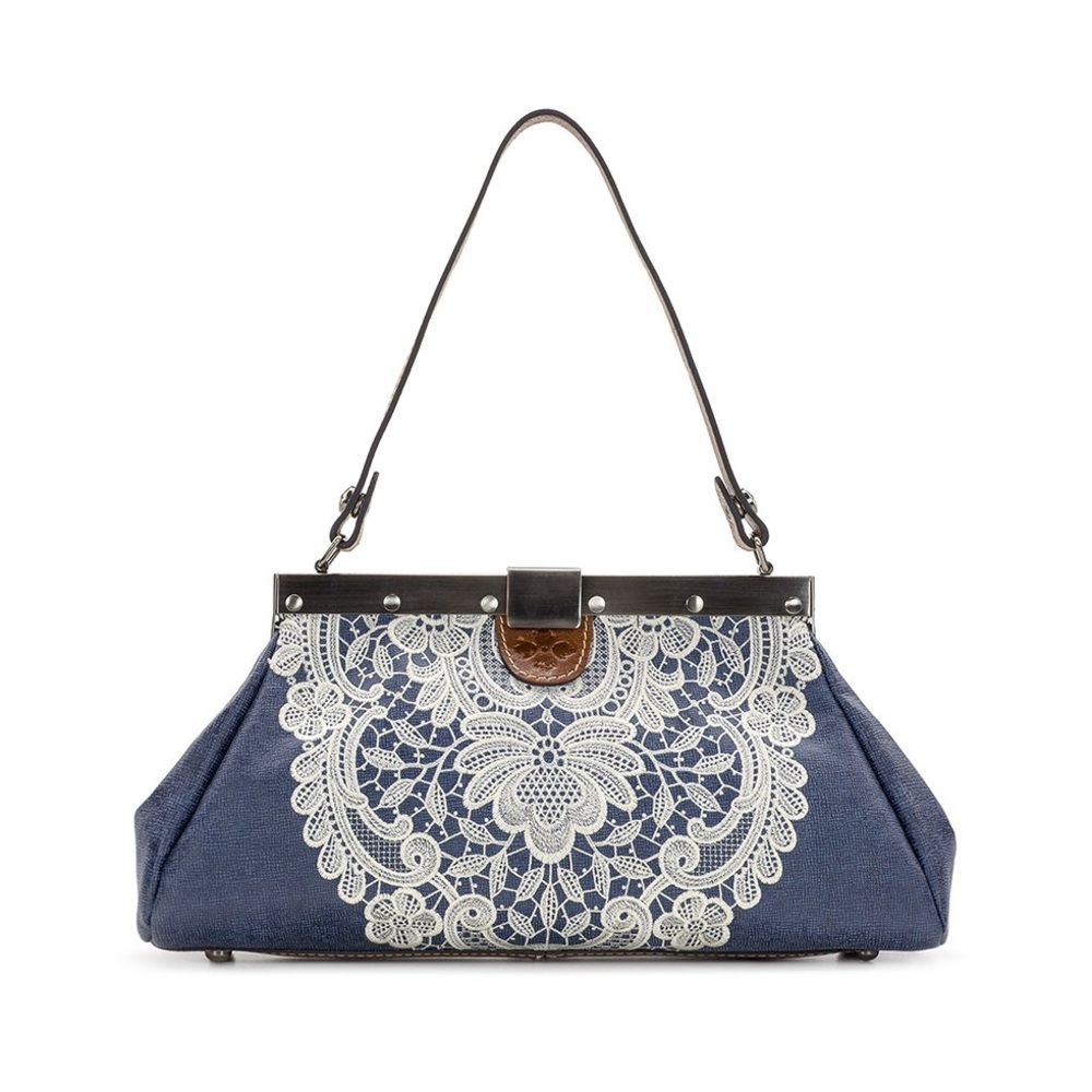 Patricia Nash Ferrara Bag w/ Crochet Embroidery